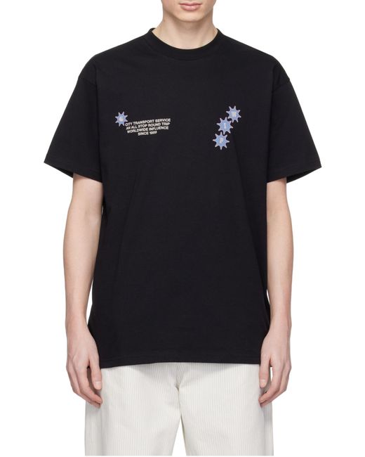 Carhartt Black Wip Graphic Print T-Shirt for men