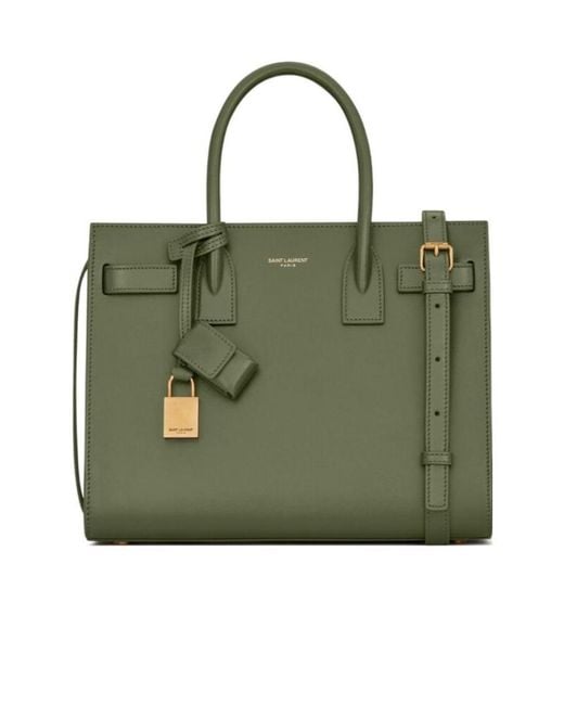 Saint Laurent Green Sac De Jour Baby Carryall