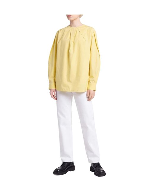 Max Mara Yellow Plain Colour Tops