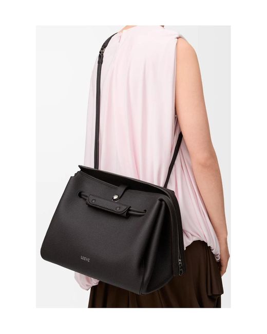 Loewe Black Large Madrid Bag