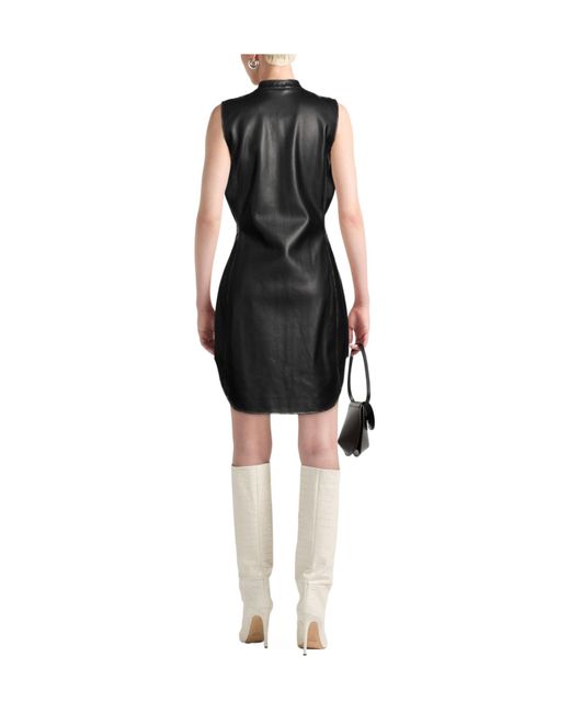 DIESEL Black Simple Solid-Color Sleeveless Dress
