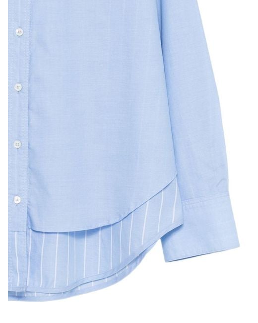 Seventy Blue Striped Layered Shirt
