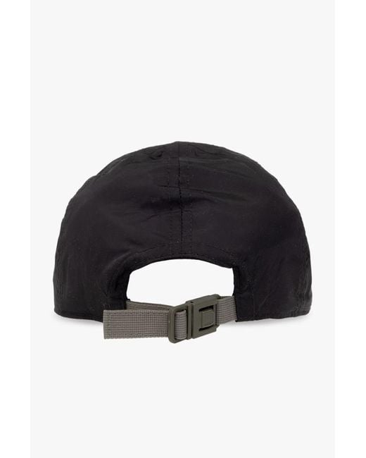 Moncler Black Embroidered Logo Baseball Cap
