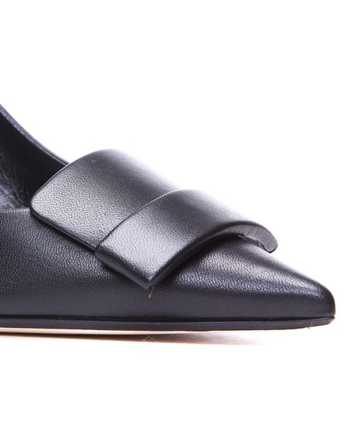 Sergio Rossi Blue Pointed-Toe Pump