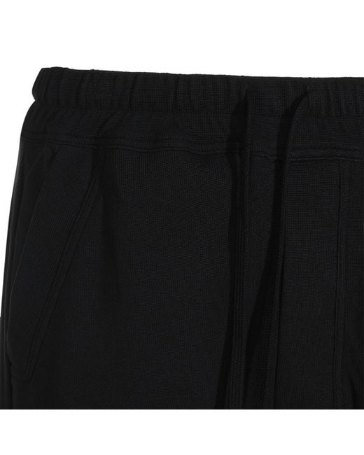 Thom Krom Black Drawstring Cargo Pants for men