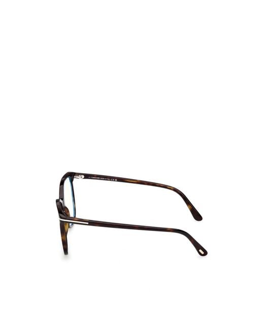 Tom Ford White Eyewear Square-Frame Glasses for men