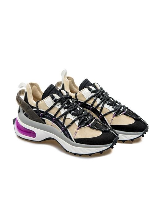 DSquared² Multicolor Bubble Panelled Sneakers