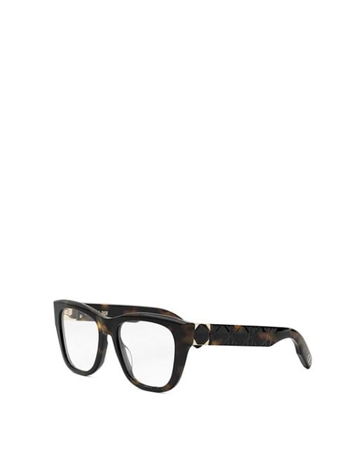 Dior White Eyewear Square Frame Glasses