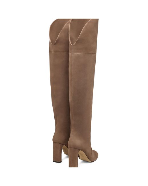 Stuart Weitzman Brown Babette Over-The-Knee Tubo 85