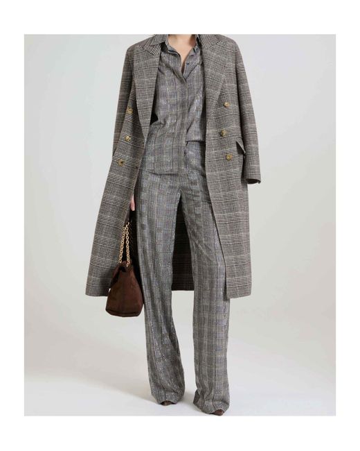 Ermanno Scervino Gray Relaxed Tailored Trousers