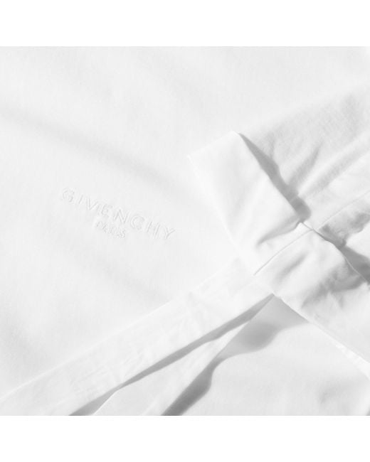 Givenchy White Pure Crew-Neck Short-Sleeve Top