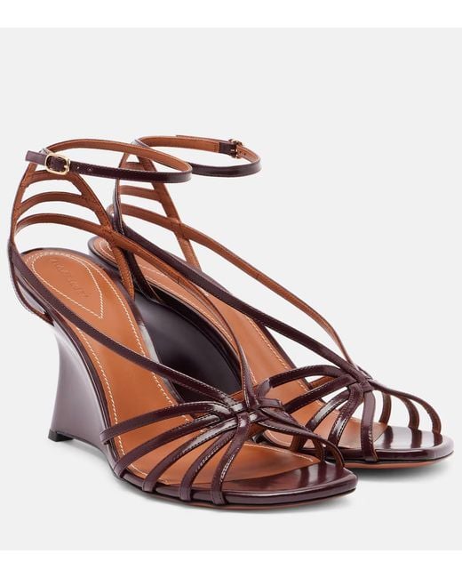 Zimmermann Brown Square-Toed High-Heeled Sandals