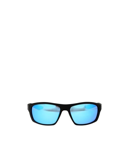 Nike Blue Brazen Boost Square Frame Sunglasses for men