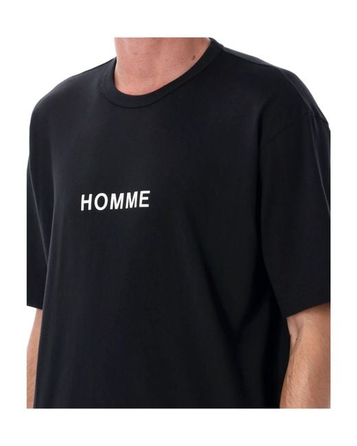 Comme des Garçons Black Comme Des Garçons Homme Crewneck T-Shirt for men