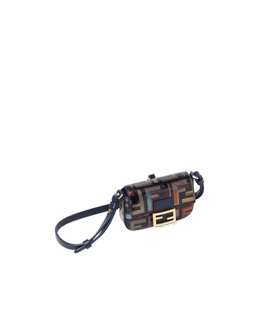 Fendi White Nano Baguette Charm