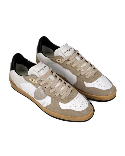 Philippe Model Brown Pgal Low Top Sneakers for men