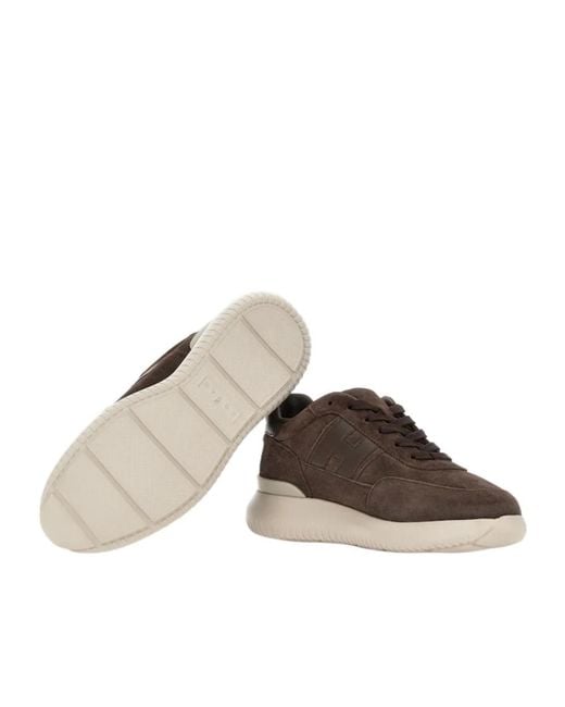 Hogan Brown Interactive³ Sneakers for men