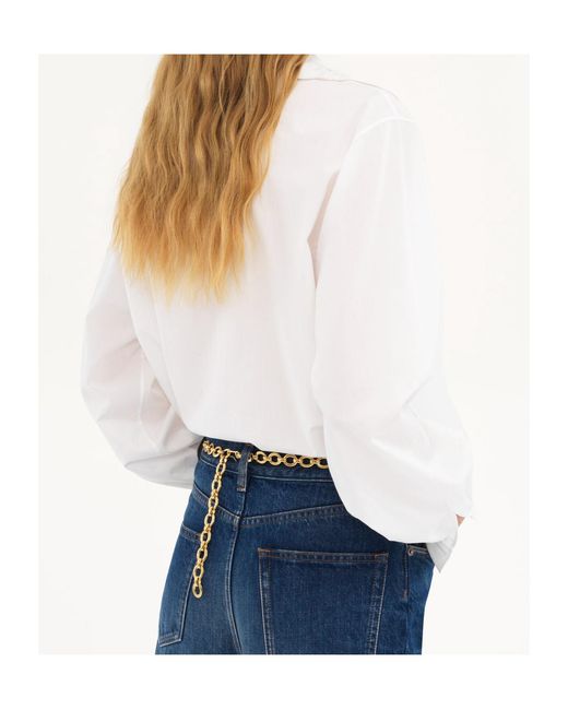 Chloé White Long-Sleeved Shirt