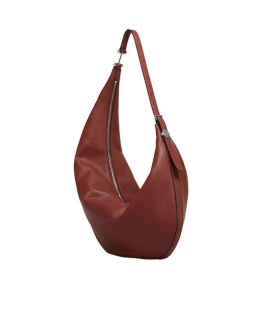Marni Brown Dot Medium Hobo Bag