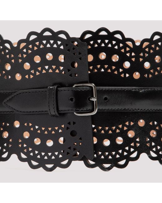 Alaïa Black Alaïa Vienne Wave Bustier Belt