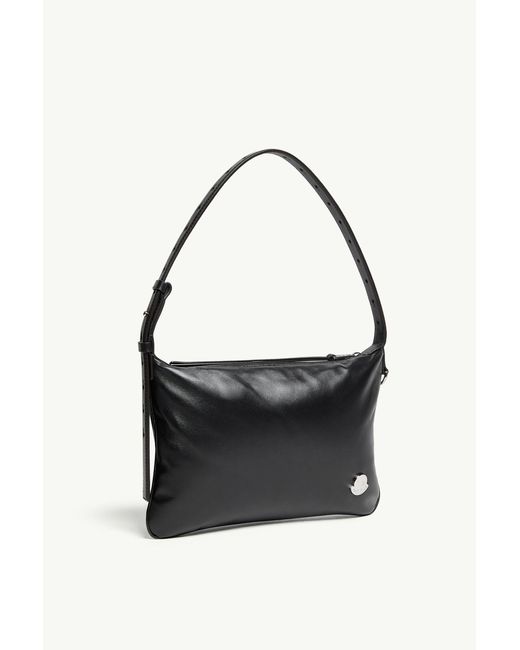 Moncler Black Vetta Zip-Up Shoulder Bag