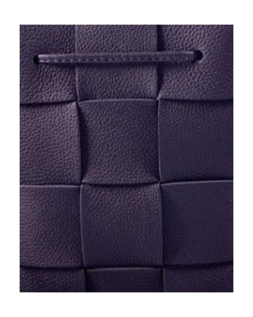 Bottega Veneta Black Cassette Logo Knitted Shoulder Bag