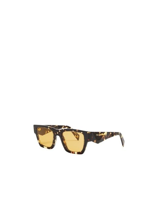 Prada Metallic Square-Frame Sunglasses