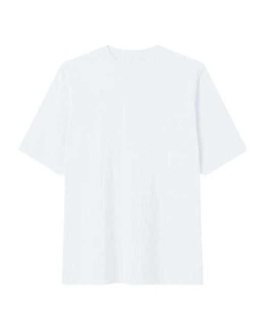 Frankie Shop White Short-Sleeved Crewneck T-Shirt