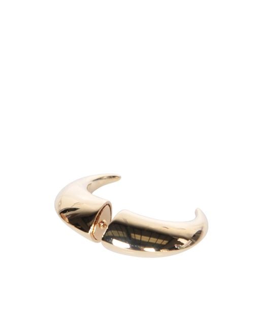 MARINE SERRE Metallic Moon Single Earring for men