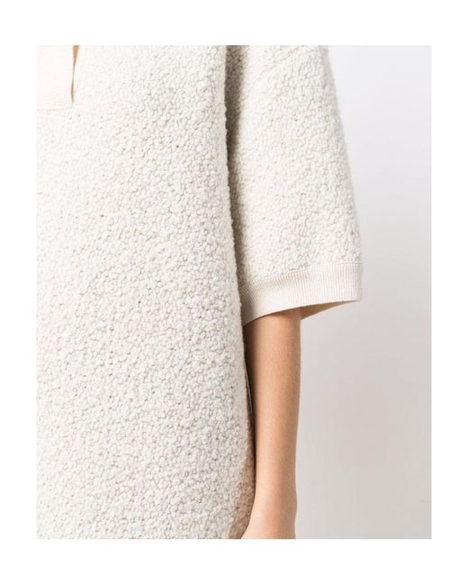Isabel Marant White Imelda Short-Sleeved Knitted Top