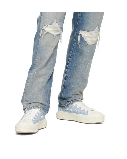 Amiri White Lace-Up Low-Top Sneakers for men