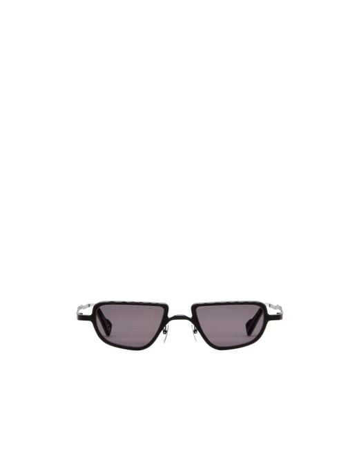 Kuboraum White Full-Rim Sunglasses for men