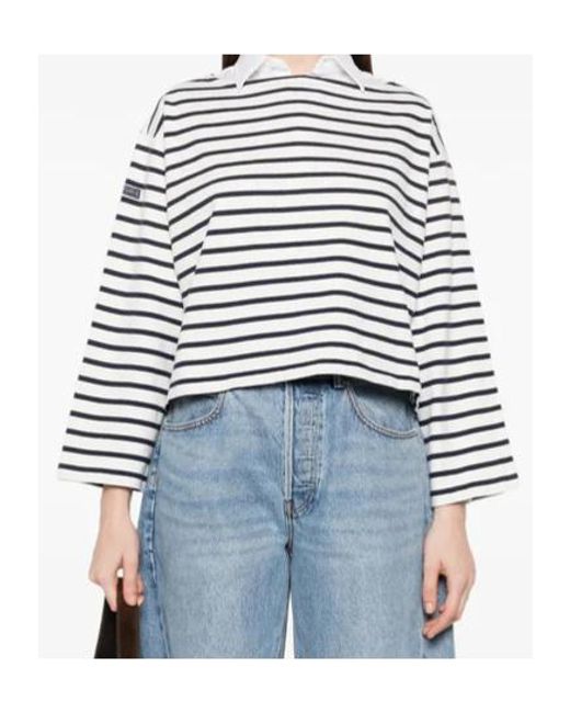Polo Ralph Lauren White Striped Crewneck T-Shirt