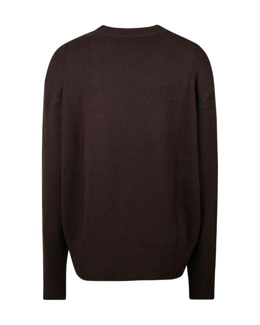 Frankie Shop Brown Long-Sleeved Sweater