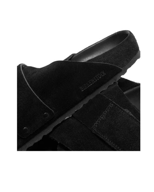 Birkenstock Black Kyoto Touch-Strap Sandals for men