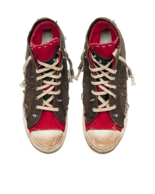 Maison Margiela Brown Loved To Death Sneakers