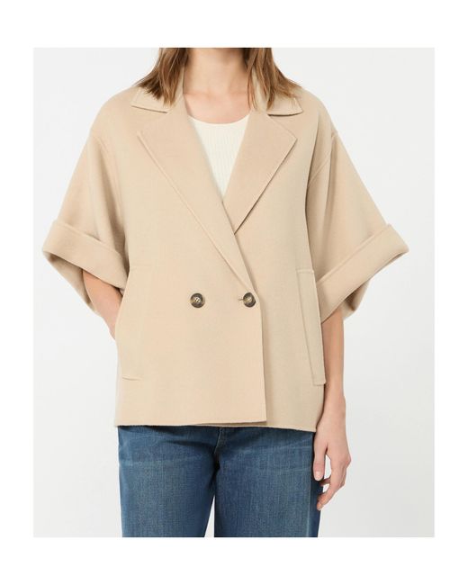 Weekend by Maxmara Natural Neo Double-Breasted Coat