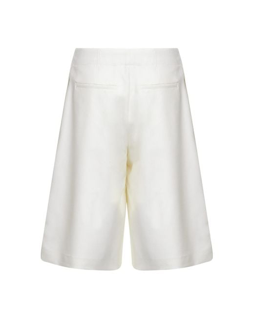 Jacquemus White The Moisson Shorts for men
