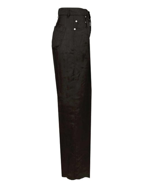 Rick Owens Black Geth Twill Jeans