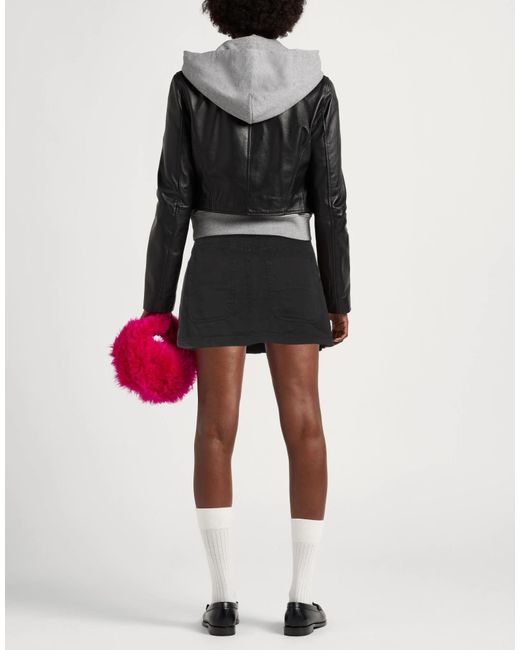 DIESEL Black Colored Denim Umbrella Skirt
