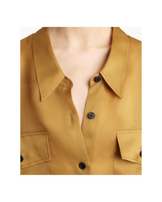 Khaite Yellow Matteo Top