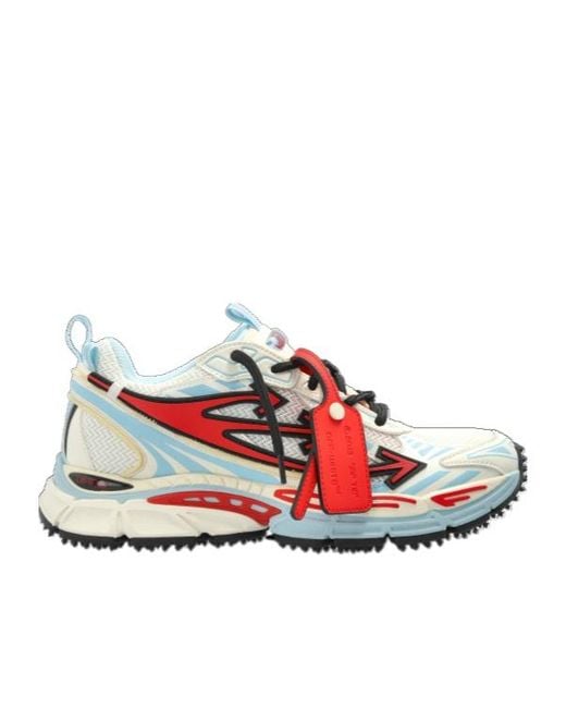Off-White c/o Virgil Abloh Red Be Right Back Mesh Sneakers