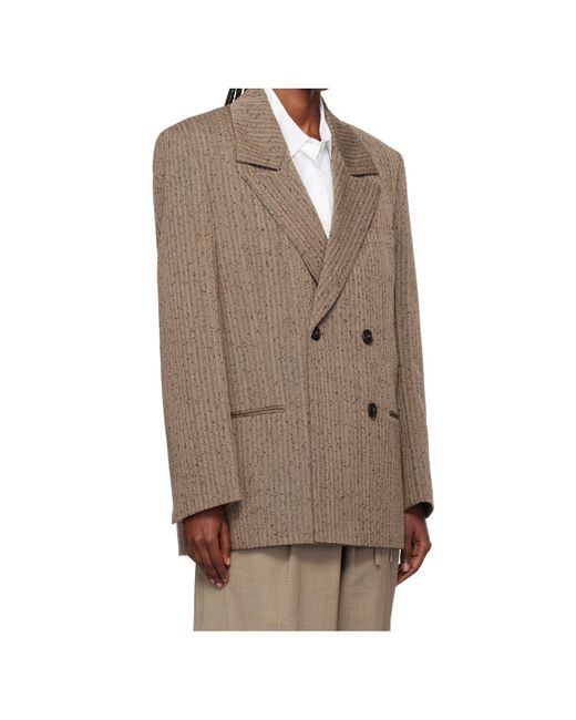 Rohe Brown Double Breasted Blazer