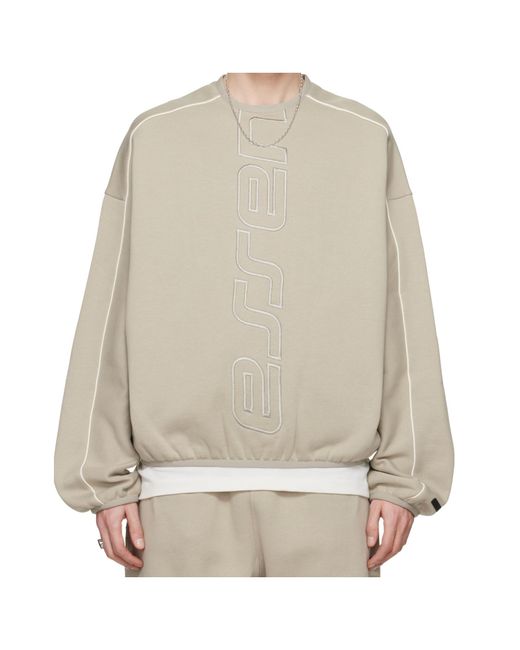 Fear Of God Gray Logo Sweatshirt for men