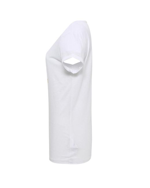Emporio Armani White Logo Printed T-Shirt