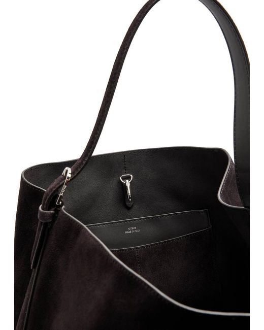 Totême Black Belted Tote