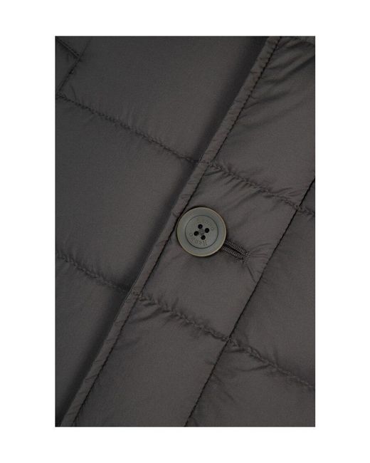 Herno Black Padded Down Coat for men