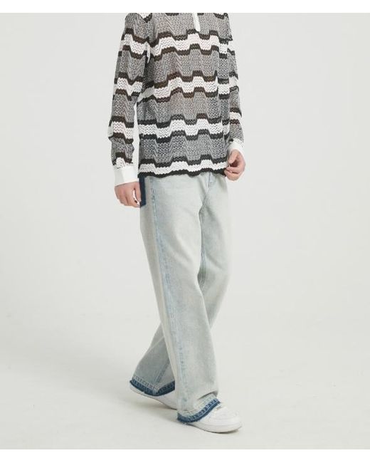 Marissa Chiara Gray Belt Loop Jeans for men