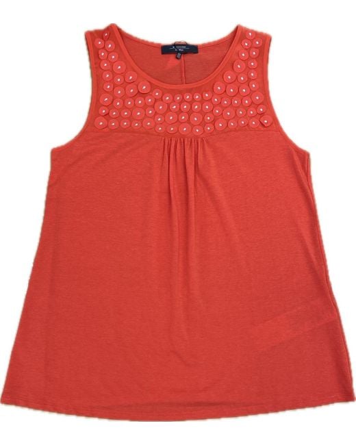 Weekend by Maxmara Red Crew Neck Top