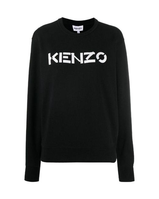 KENZO Black Logo Printed Sweatshirt
